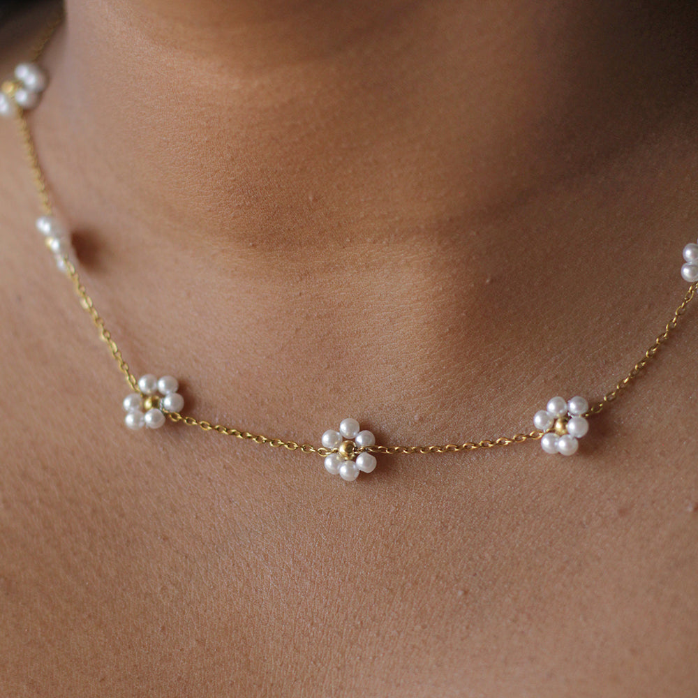 Pearl Blossom Necklace