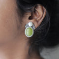 Olive Glow Earrings