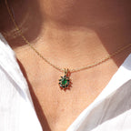 Emerald Bloom Necklace