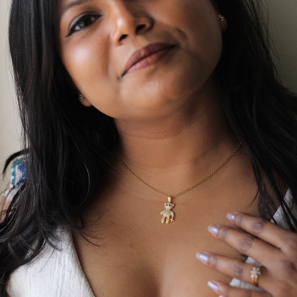 Teddy Charm Necklace
