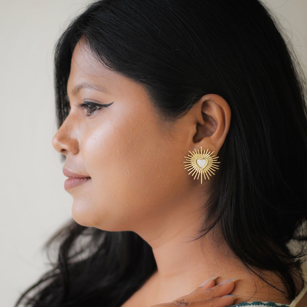 Aurora Heart Earrings