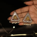 Amber Triangle Drop