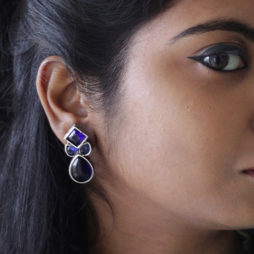 Amethyst Aura Earrings