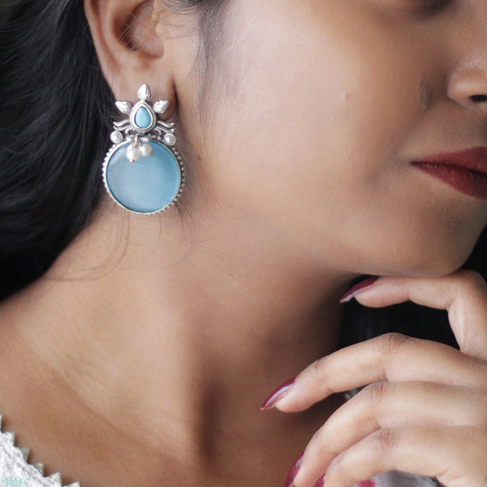Lustrous Bloom Earrings