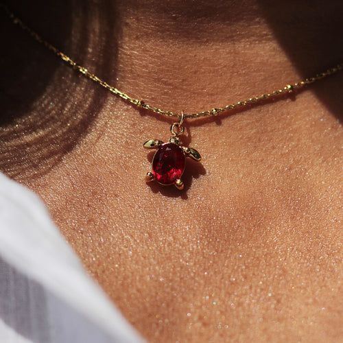 Crimson Whisper Necklace