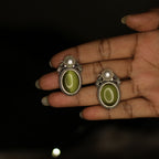 Olive Glow Earrings
