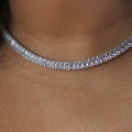Starlight Elegance Tennis Necklace