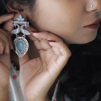Peacock Whisper Earrings