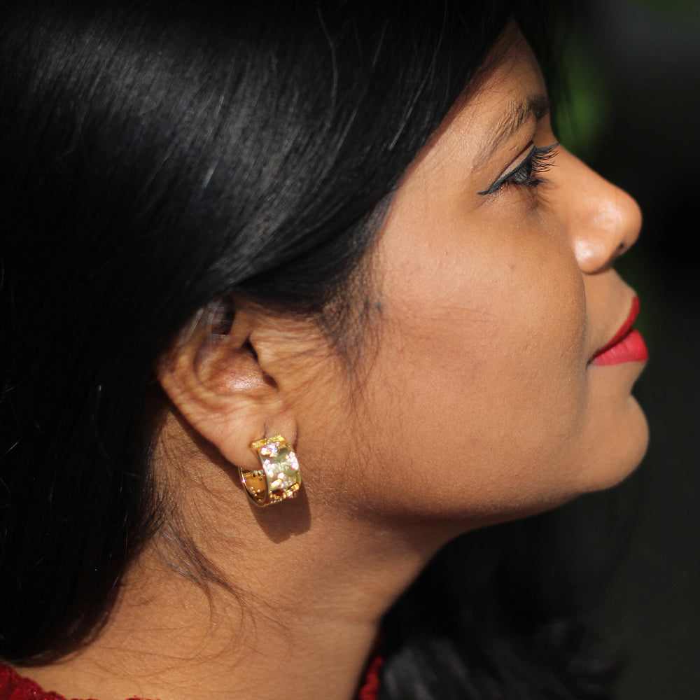 Floral Luxe Hoops