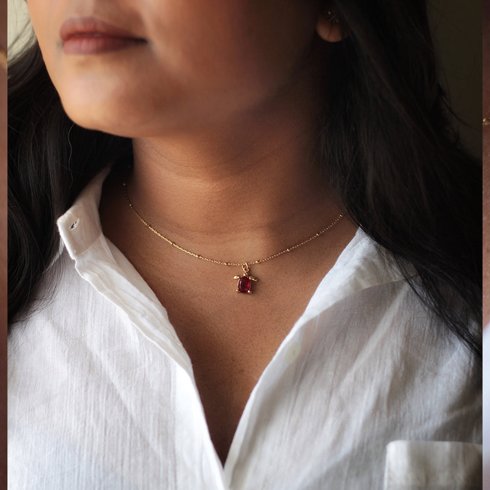 Crimson Whisper Necklace