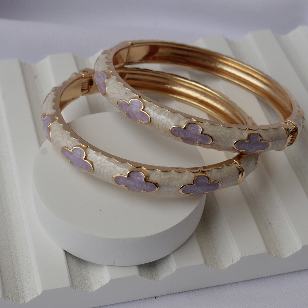 Artisan Bloom Bangles (Pack of 2)