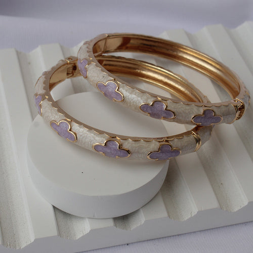 Artisan Bloom Bangles (Pack of 2)