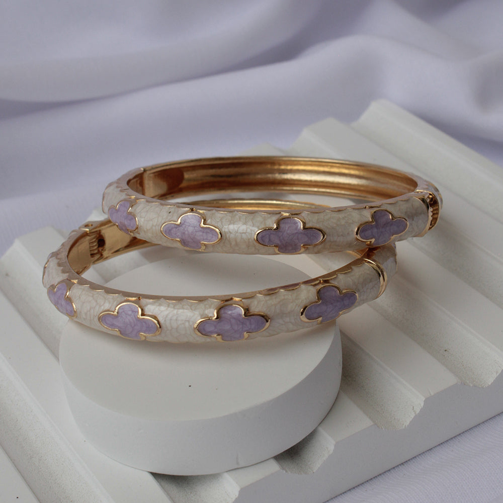 Artisan Bloom Bangles (Pack of 2)