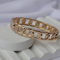 Bold Chain Link Cuff Bracelet