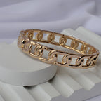 Bold Chain Link Cuff Bracelet