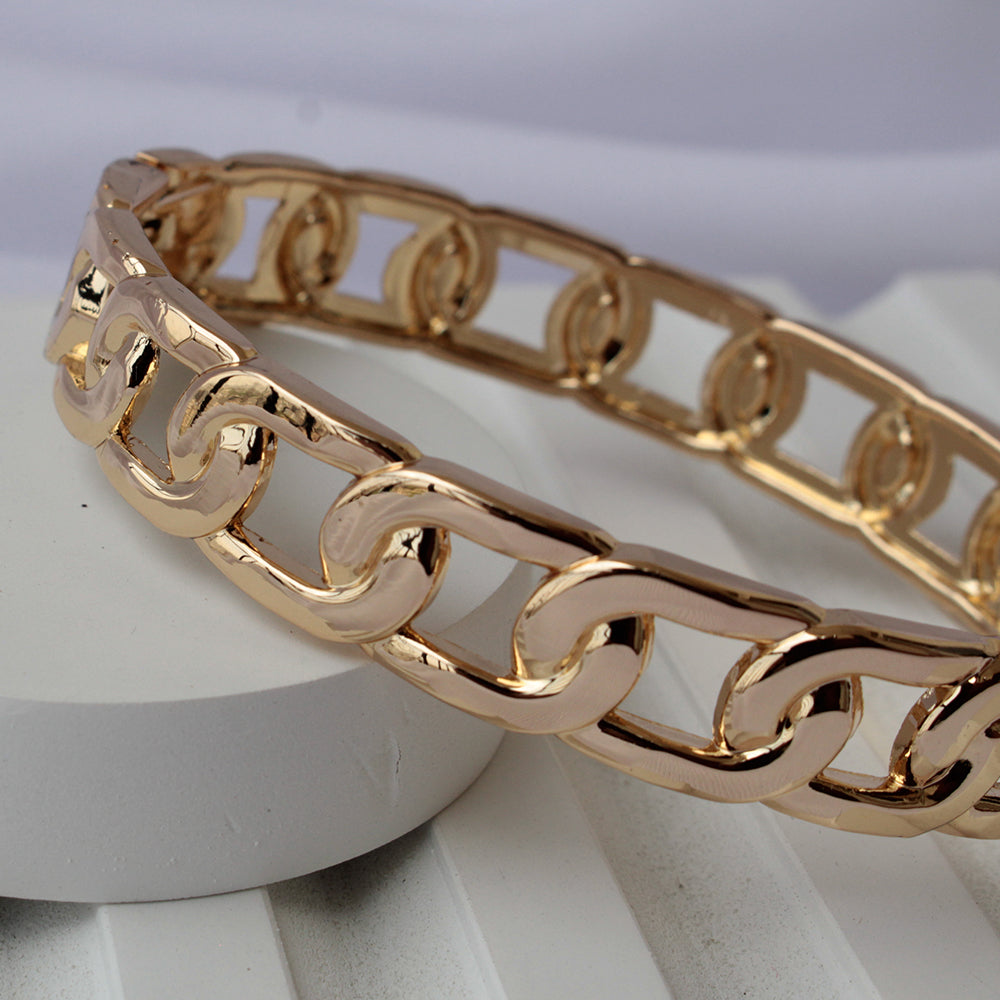 Bold Chain Link Cuff Bracelet