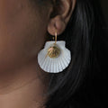 Coastal Muse Shell Hoops