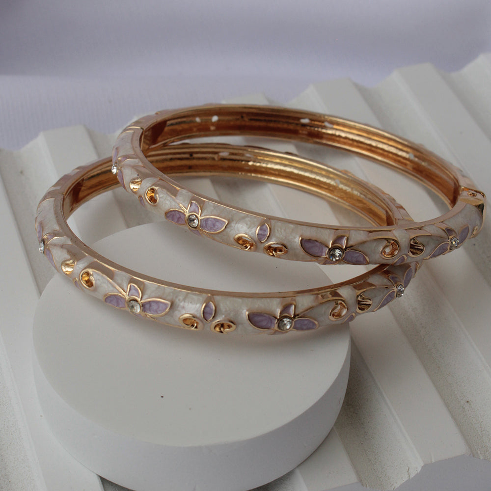 Ethereal Bloom Bangles (Pack of 2)