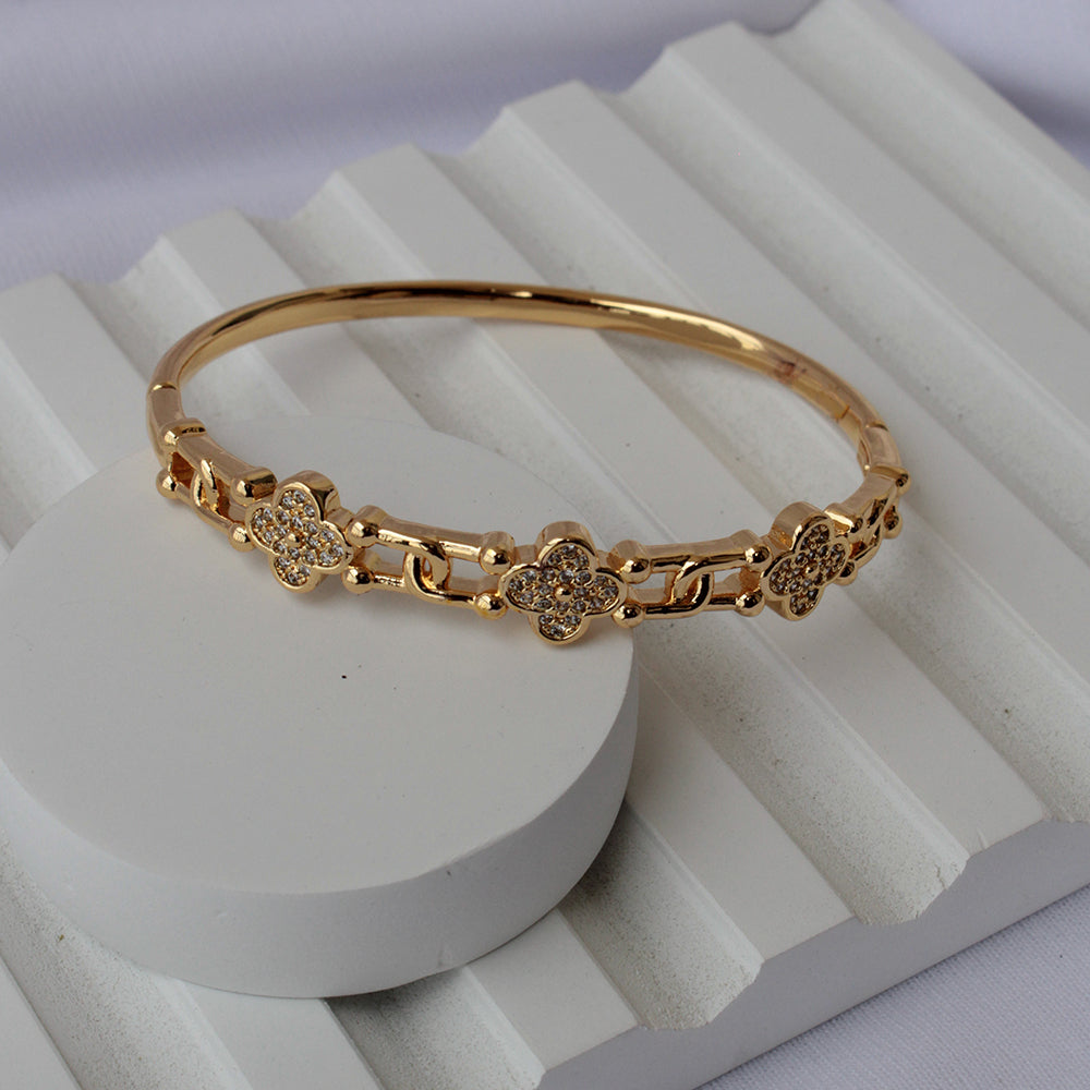 Four Leaf Charm Bracelet