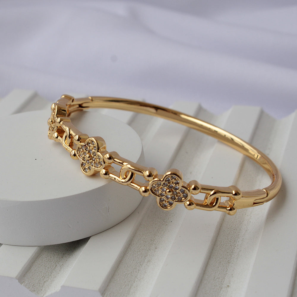 Four Leaf Charm Bracelet