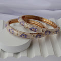 Lavender Bloom Bangles (Pack of 2)