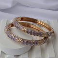 Lilac Royale Bangles (Pack of 2)