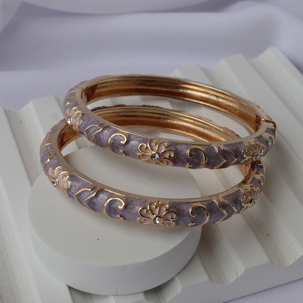 Lilac Royale Bangles (Pack of 2)