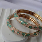 Mint Blossom Bangles (Pack of 2)