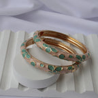 Mint Blossom Bangles (Pack of 2)