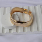 Modernist Gold Cuff Bracelet