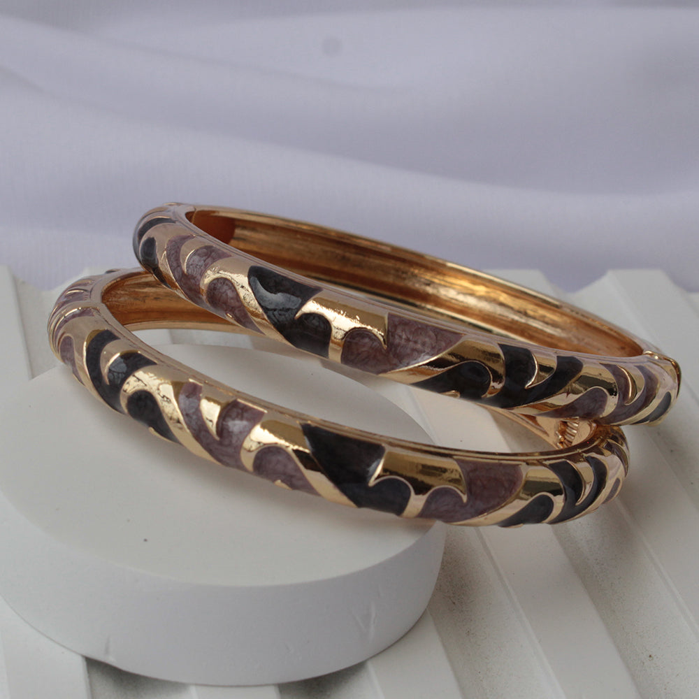 Regal Abstract Bangles (Pack of 2)