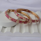 Ruby Blossom Bangles (Pack of 2)