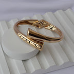 Sleek Gold Statement Cuff