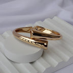 Sleek Gold Statement Cuff