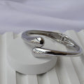 Sleek Silver Statement Cuff