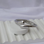 Sleek Silver Statement Cuff