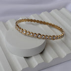 Timeless Solitaire Bangle Bracelet