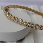 Timeless Solitaire Bangle Bracelet